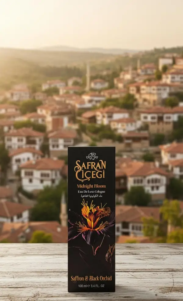 Safran Çiceği Premium Safran Siyah Orkide Lüks Kolonya 100 ml Sprey 