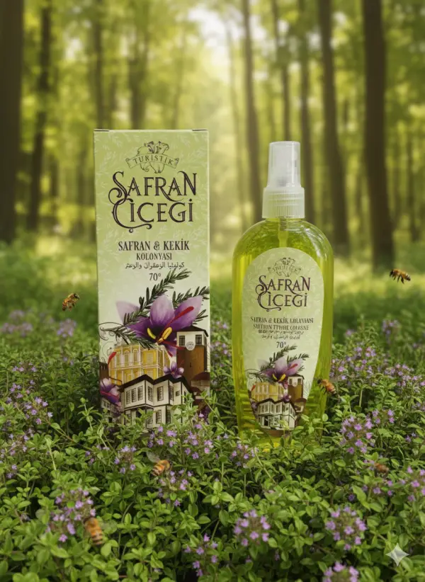 Safran Çiceği Safran Kekik Kolonya 150 ml sprey