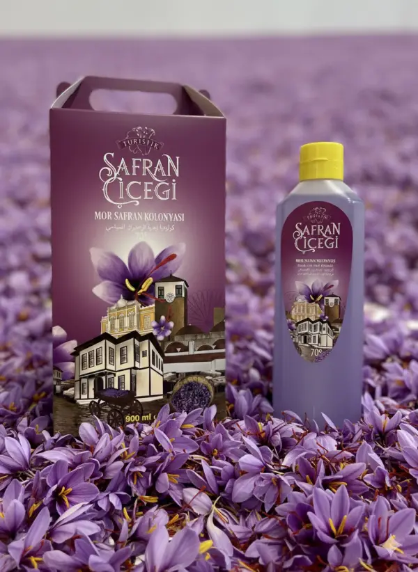 Safran Çiçeği Mor Safran Kolonya 900 ml Bidon