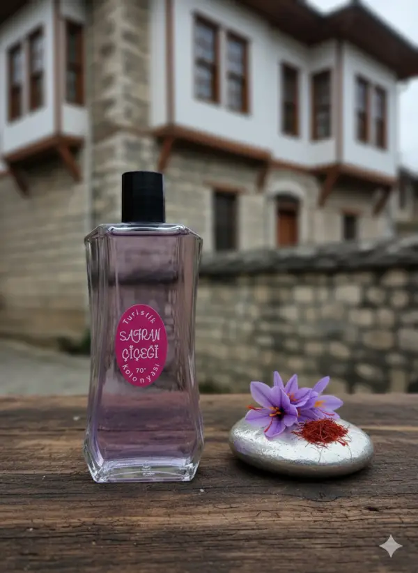 Safran Çiçeği Mor Safran Kolonya 300 ml Cam şise Dökme