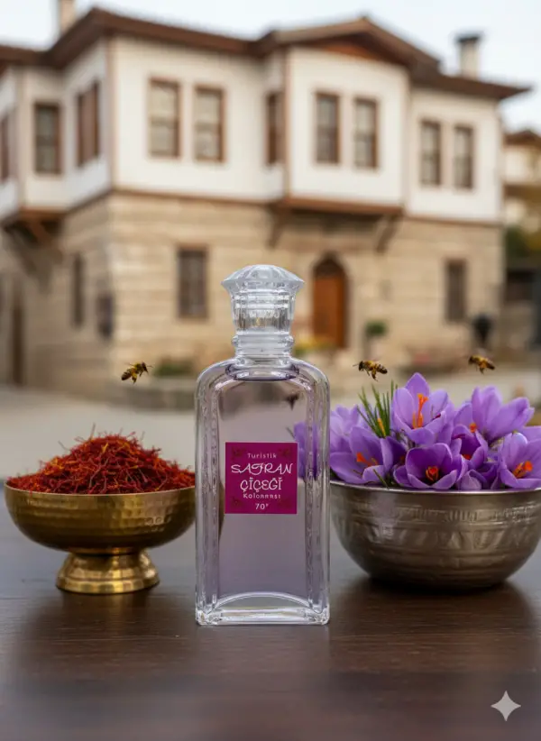 Safran Çiçeği Mor Safran Kolonya 200 ml Cam Şise Dökme