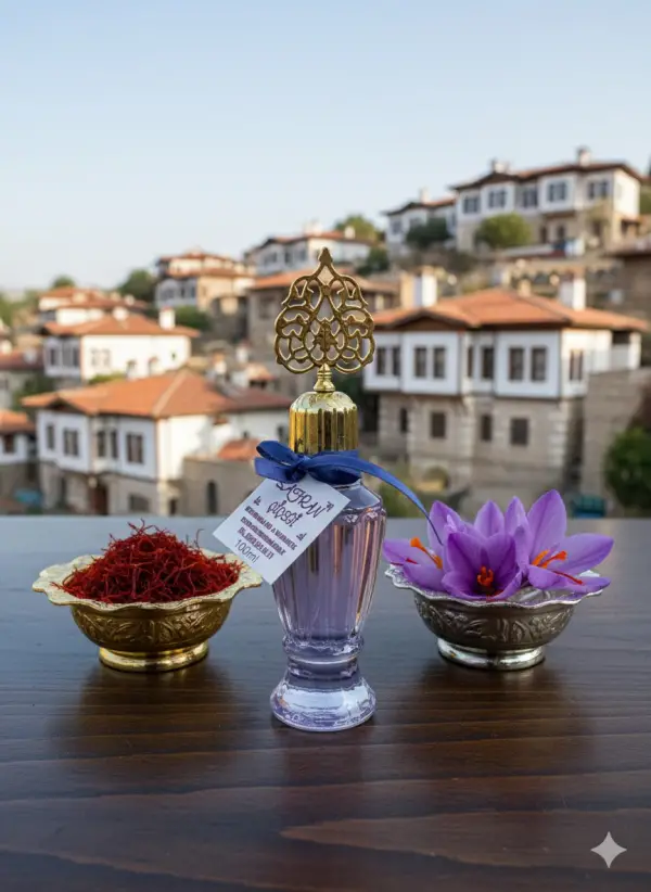 Safran Çiçeği Mor Safran Kolonya 200 ml Hürrem Şise Dökme