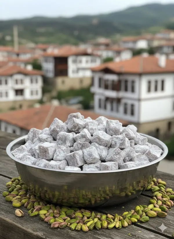1 kg Çifte Kavrulmuş Duble Antep Fıstıklı Lokum