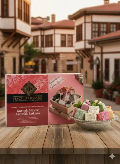 400 gr Güllü Sakızlı Nane Limon Portakal Nar Lokum