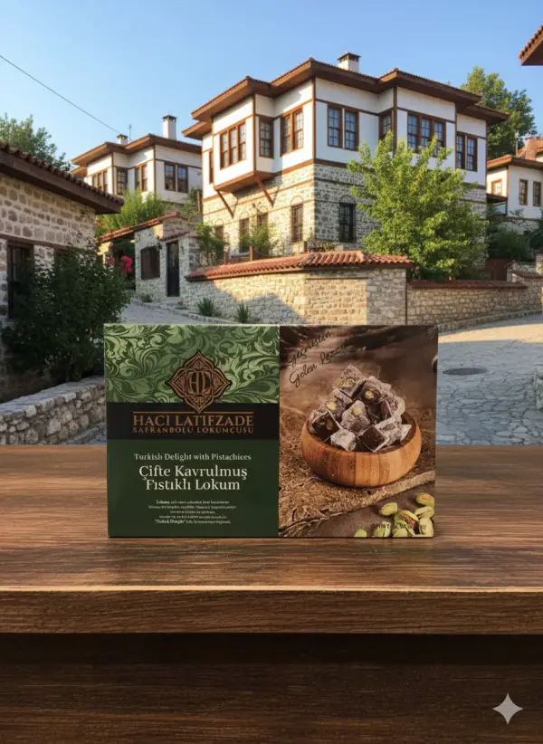Net 400 gr Çifte Kavrulmuş Duble Antep Fıstıklı Lokum
