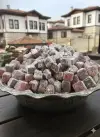 1 kg Hidistan Cevizi Kaplı Narlı Duble Antep Fıstıklı Lokum