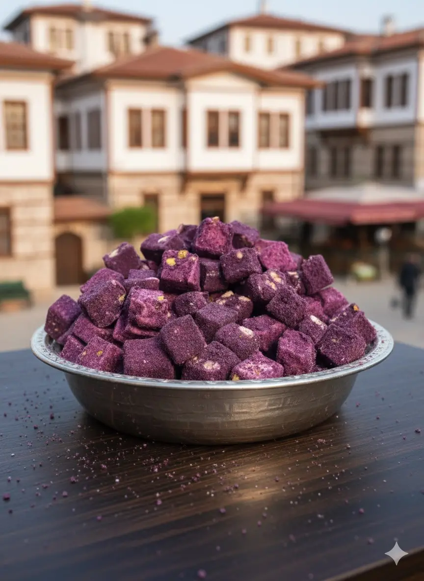 1 kg Ahududu lokum Duble Antep Fıstıklı Lokum