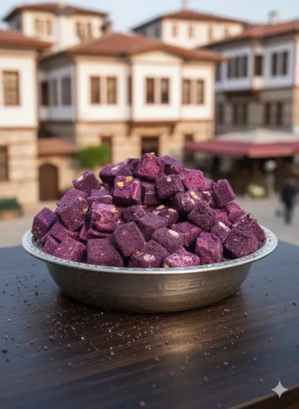 1 kg Ahududu lokum Duble Antep Fıstıklı Lokum