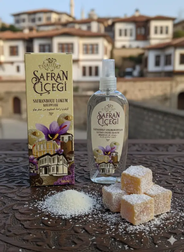 Safran Çiceği Lokum Kolonya 150 ml Sprey