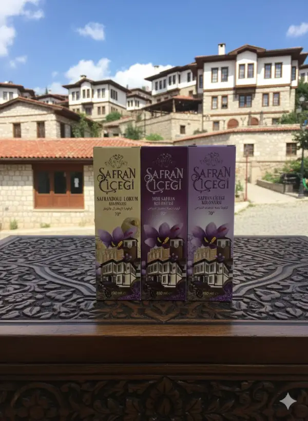 Safran Çiceği Safran-Mor Safran-Lokum Kolonya 200 ml Dökme