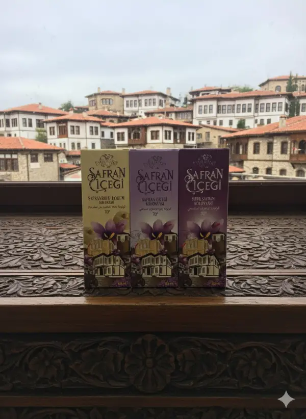 Safran Çiceği Safran-Mor Safran-Lokum Kolonya 150 ml Sprey