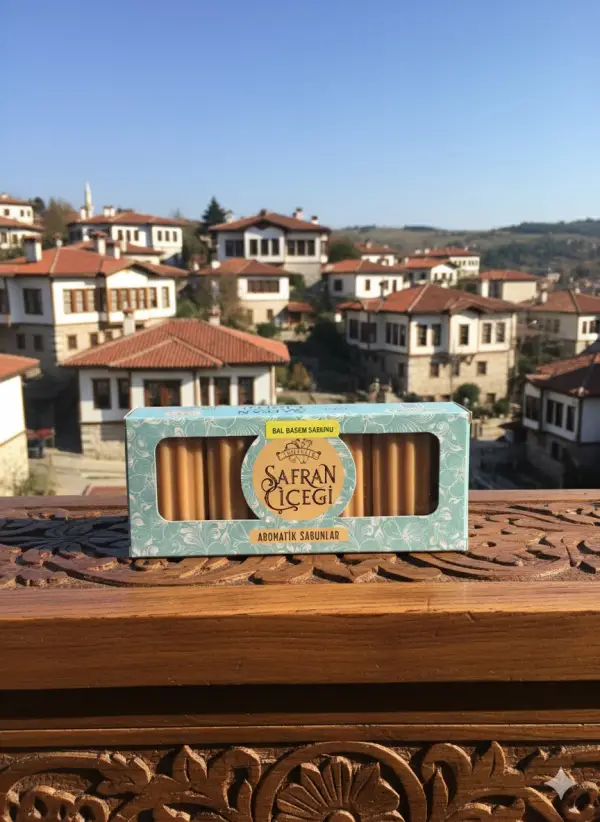 Safran Çiçeği Bal Badem Sabunu  80 gr 4 adet