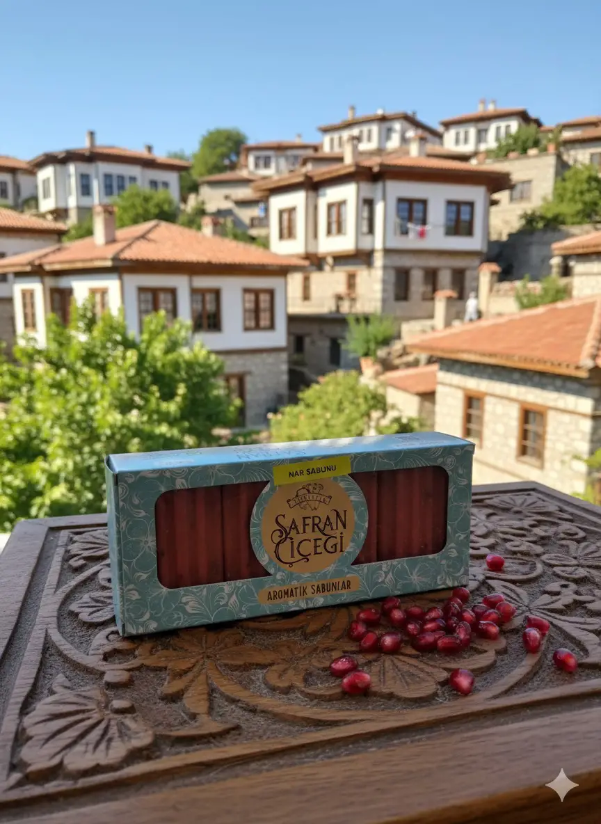 Safran Çiçeği Nar Sabunu  80 gr 4 adet