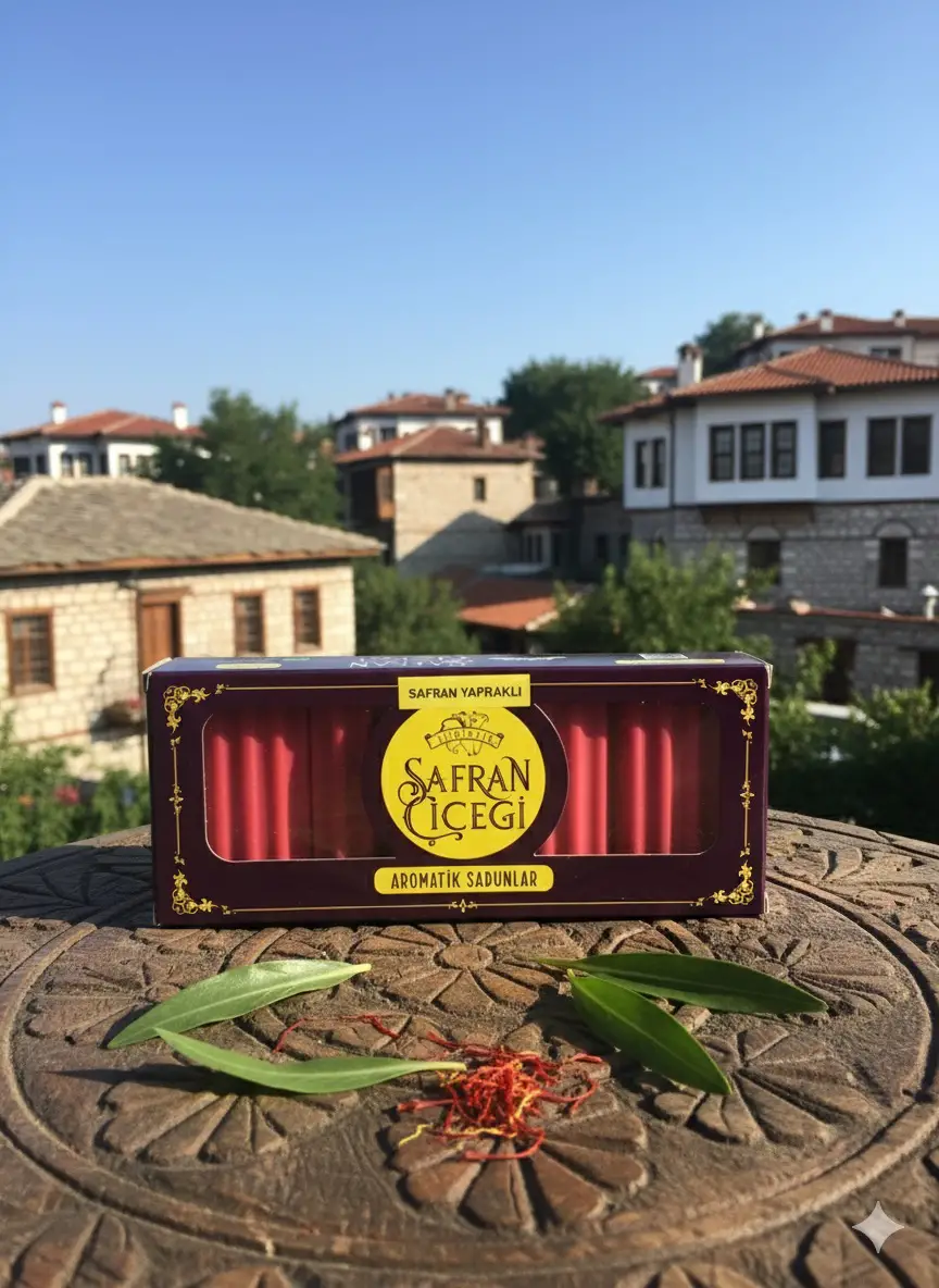 Safran Çiçeği Safran Yapraklı Sabunu  80 gr 4 adet
