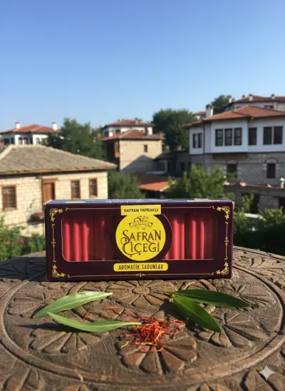 Safran Çiçeği Safran Yapraklı Sabunu  80 gr 4 adet