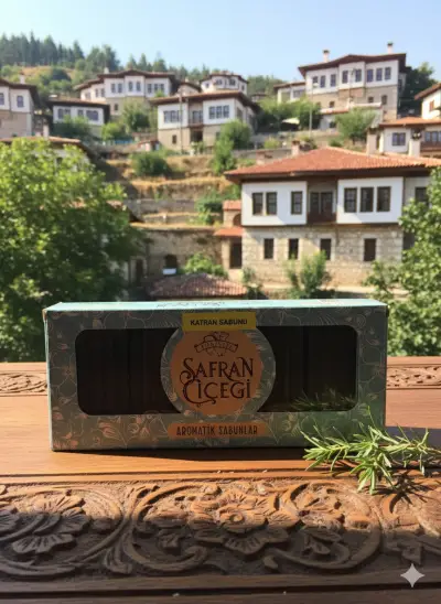 Safran Çiçeği Katran Sabunu  80 gr 4 adet